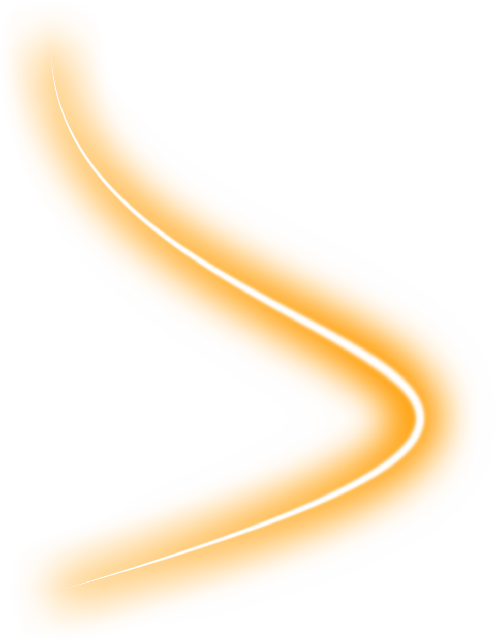 Orange Neon Swirl